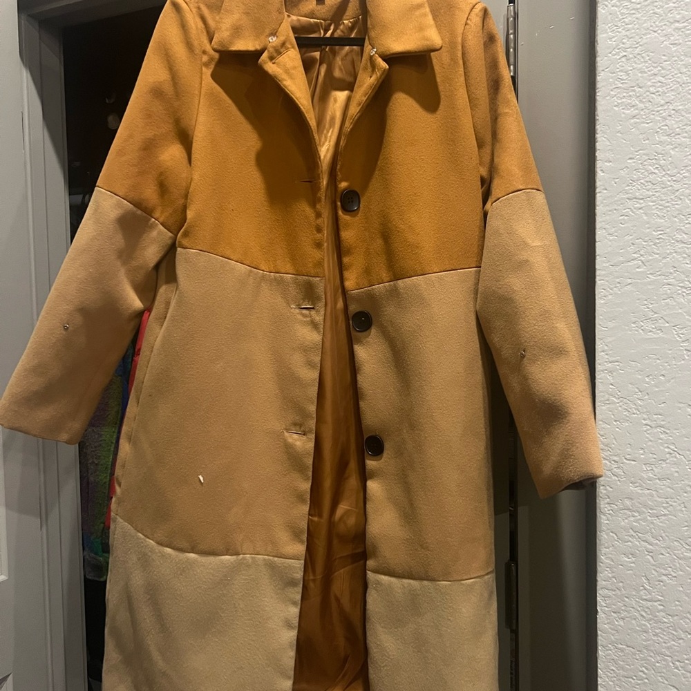 Ombré trench coat